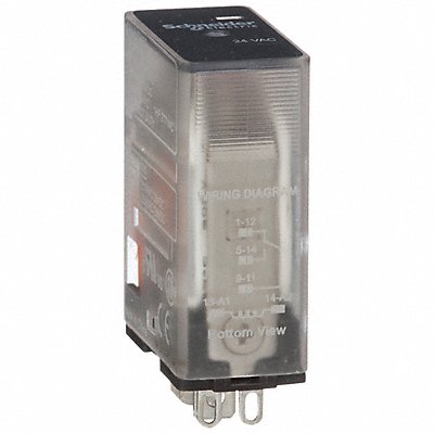 SCHNEIDER 781XAXRC24A J2426 General Purpose Relay 24VAC SPDT 5Pins