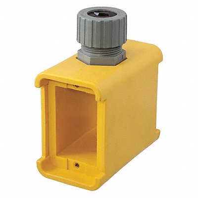 HUBBELL WIRING DEVICE-KELLEMS HBL3099 Portable Outlet Box 2Gang 1 Hub 19cu. in