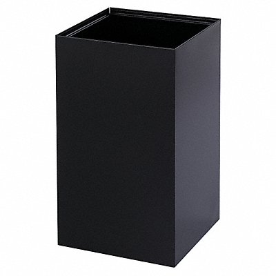 SAFCO 2981BL Recycling Container Black 25 gal.