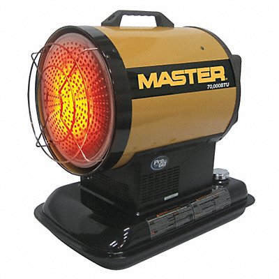 MASTER MH80OFR Radiant Prtbl Oil/Krosne Trpedo Htr 3.2A