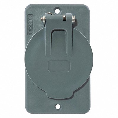HUBBELL WIRING DEVICE-KELLEMS HBL3057 Watertight Cover For 1.39 In Dia Device