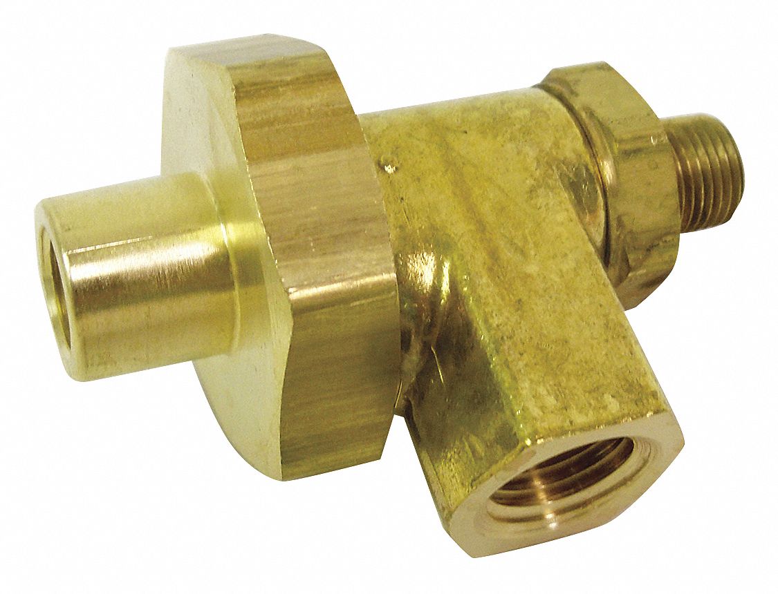 CONRADER D Discharge Valve 1/8 NPT 500 PSI Brass