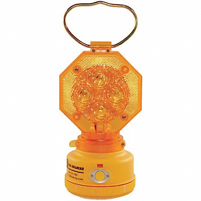 RAILHEAD GEAR M8LEDA Safety Light Amber LED 2 D Batteries