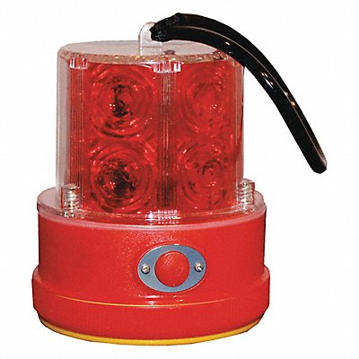RAILHEAD GEAR RM18LEDR Revolving Safety/Warning Light Red