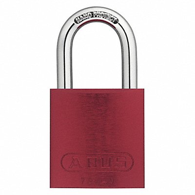 ABUS 72AL40KD KD Red Charted 1-1/2 W/Number Key/Lock