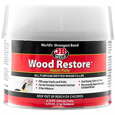 J-B WELD 40003 Putty Light Brown Wood Restore