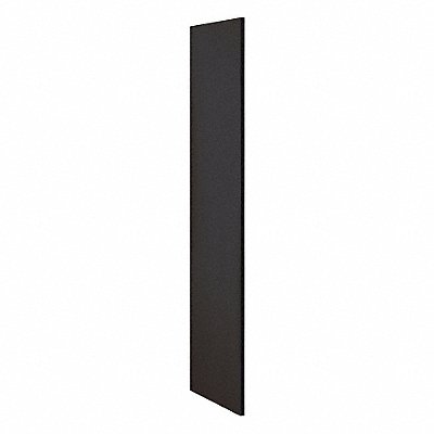 SALSBURY INDUSTRIES 22235BLK End Panel Black 72inH x 21inW x 3/4inD