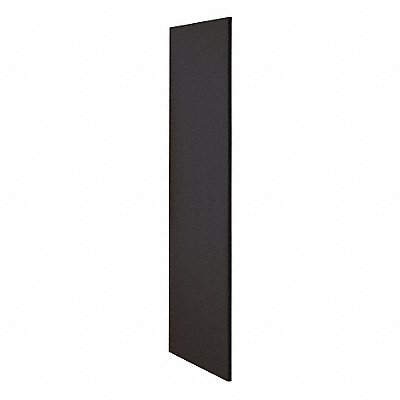 SALSBURY INDUSTRIES 22237BLK End Panel Black 72inH x 24inW x 3/4inD
