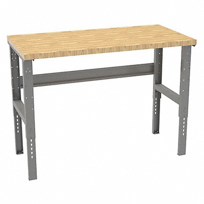 TENNSCO WBAT13060W Workbench Butcher Block 60 W 30 D