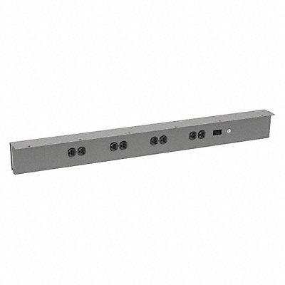 TENNSCO WOP42WK1 Power Outlet 42in.Wx4in.D Steel
