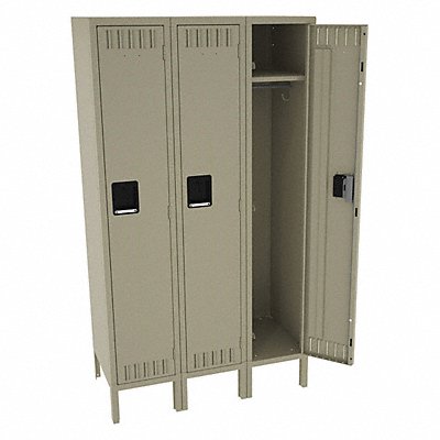 TENNSCO STS1218603SD K4142 Wardrobe Locker 1x3Locker Sand 66 x36 x18 Assm
