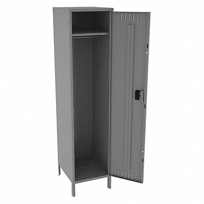 TENNSCO STS1821721MG K4161 Locker 1x1Locker Md Grey 78 x18 x21 Assm