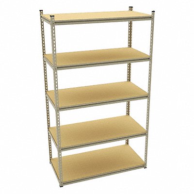 TENNSCO LSS482484 Boltless Shelving 24x84x48in Stndaln