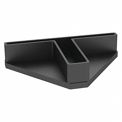 TENNSCO ZTPNF Footplate 2inx3/4inx3 7/16in Black