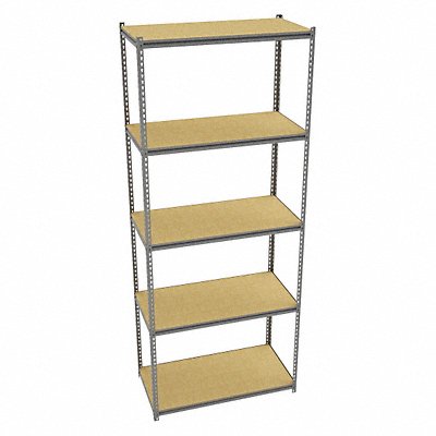 TENNSCO ZB104824S5D Boltless Shlvng 24x120x48in Strtr