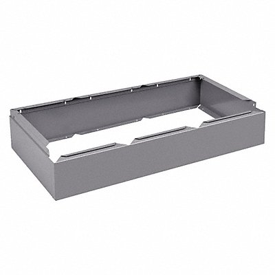 TENNSCO CLB3618MG Locker Base Full Medium Grey 6 x36 x18