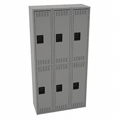 TENNSCO DTS121536CMG K4156 Locker 2x3Locker Md Grey 72 x36 x15 Assm