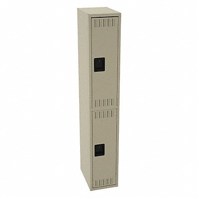TENNSCO DTS121836ASD Wardrobe Locker 2x1Locker Sand 72 x12 x18 Assm