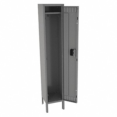 TENNSCO STS1215601MG K4139 Locker 1x1Locker Md Grey 66 x12 x15 Assm