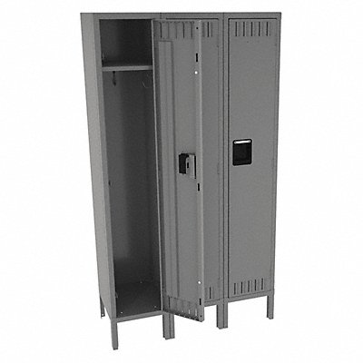 TENNSCO STS1215603MG K4141 Locker 1x3Locker Md Grey 66 x36 x15 Assm