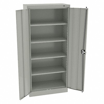 TENNSCO 6615LG K3834 Storage Cabinet 66 x30 x15 LtGry 4Shlv