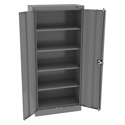 TENNSCO 6615MG K3834 Storage Cabinet 66 x30 x15 MdGry 4Shlv