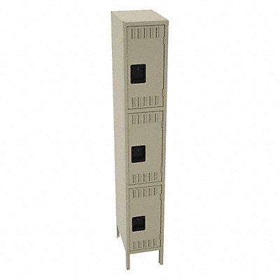 TENNSCO TTS1218241SD K4164 Wardrobe Locker 3x1Locker Sand 78 x12 x18 Assm