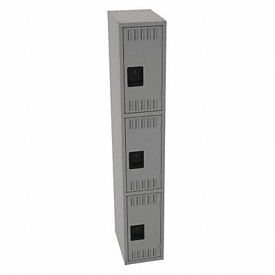 TENNSCO TTS121824AMG K4154 Locker 3x1Locker Md Grey 72 x12 x18 Assm