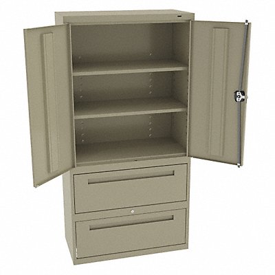 TENNSCO DWR72182SD Storage Cabinet Frame Sand 72 x 36 x 18