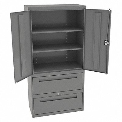 TENNSCO DWR72182MG Storage Cabinet Frame Med Gry 72 x 36 x 18