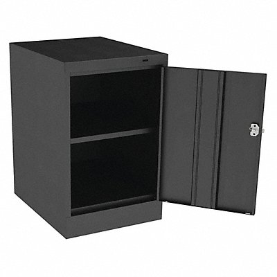 TENNSCO 1824BK Storage Cabinet 30 x19 x24 Black 1Shlv