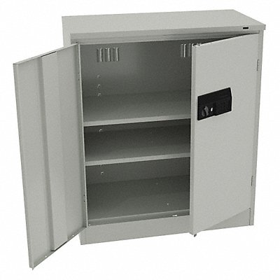 TENNSCO 4218DLXELLG Storage Cabinet 42 x36 x18 LtGry 2Shlv