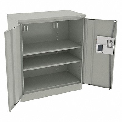 TENNSCO 4218ELLG K3830 Storage Cabinet 42 x36 x18 LtGry 2Shlv