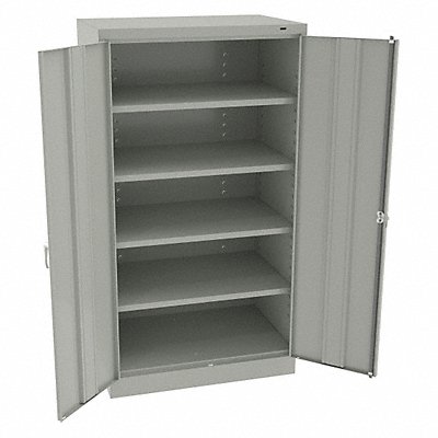 TENNSCO 6624DHLG K3842 Storage Cabinet 66 x36 x24 LtGry 4Shlv