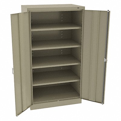 TENNSCO 6624DHSD K3842 Storage Cabinet 66 x36 x24 Sand 4Shlv