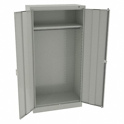 TENNSCO 7114DHLG K3911 Storage Cabinet 72 x36 x18 LtGry 1Shlv