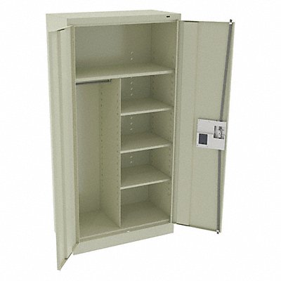 TENNSCO 7214ELPY Storage Cabinet 72 x36 x18 Putty 5Shlv