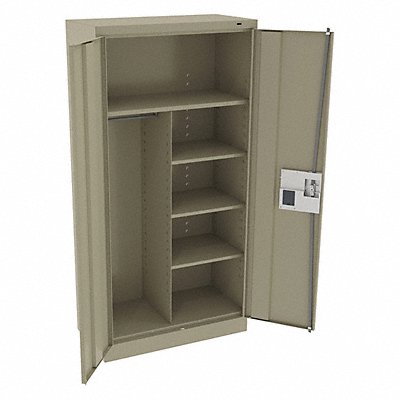TENNSCO 7214ELSD Storage Cabinet 72 x36 x18 Sand 5Shlv
