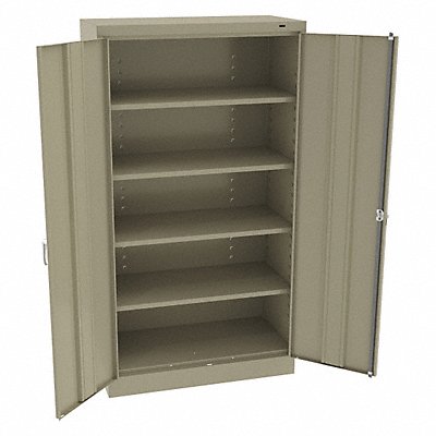 TENNSCO 6618DHSD K3836 Storage Cabinet 66 x36 x18 Sand 4Shlv