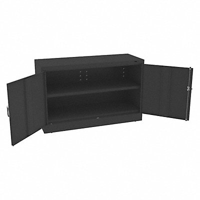 TENNSCO J1830SUBK Storage Cabinet 30 x48 x18 Black 1Shlv