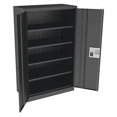 TENNSCO J2478SUELBK K3874 Storage Cabinet 78 x48 x24 Black 4Shlv