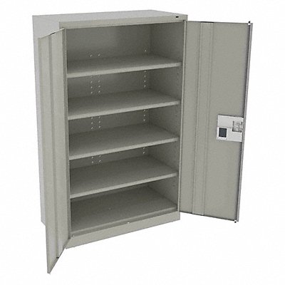 TENNSCO J2478SUELLG K3874 Storage Cabinet 78 x48 x24 LtGry 4Shlv
