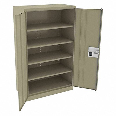 TENNSCO J2478SUELSD K3874 Storage Cabinet 78 x48 x24 Sand 4Shlv