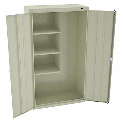 TENNSCO JAN6618DHPY K4848 Storage Cabinet 64 x36 x18 Ptty 3Shlv