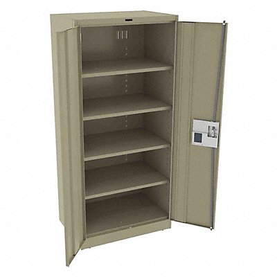 TENNSCO 7824ELSD K3844 Storage Cabinet 78 x36 x24 Sand 4Shlv