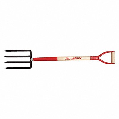 RAZOR-BACK 72103GR Spading Fork D-Grip Handle 30in.LHandle