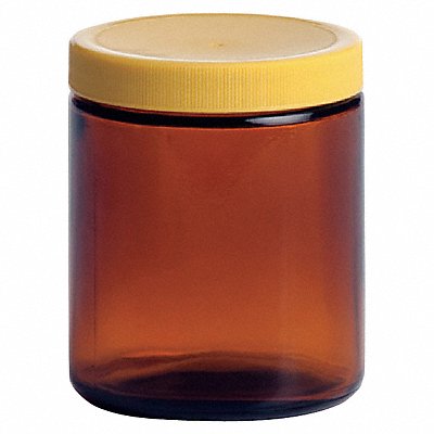 QORPAK 239551 Jar 120 mL 69 mm H Amber PK24