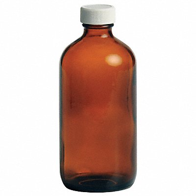 QORPAK 239562 Bottle 138 mm H Amber 60 mm Dia PK24