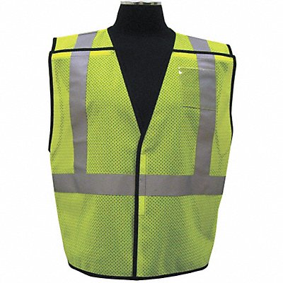 KISHIGO 18054X5X H1105 Hi Vis Vest Class 2 4XL/5XL Lime