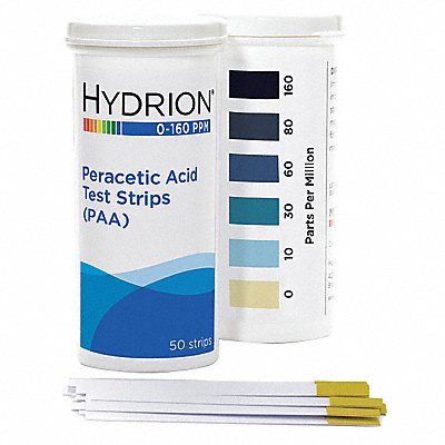 HYDRION PAA160 Peracetic Acid Test 0 to 160 ppm PK50